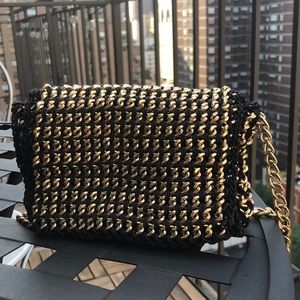 Monserat de Lucca Gold Chain Bag